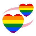 Hearts_LGBT Discord Emoji from Hollanov Haven -`♡´-
