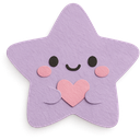 cutepurplestar Discord sticker from Hollanov Haven -`♡´-