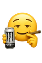 Smokingdrinkingemoji Discord sticker - 𝕻𝖗𝖎𝖓𝖈𝖊𝖘𝖘 𝕻𝖚𝖋𝖋𝖘 𝕬𝖋𝖙𝖊𝖗 𝕯𝖆𝖗𝖐