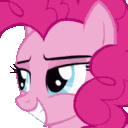 Pinkie_eyebrows animated Discord emote | Equestria 🦄 emojis + rp!