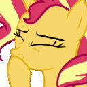 SunsetChuckle animated GIF emoji from Equestria 🦄 emojis + rp!