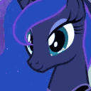 008Luna animated Discord emote | Equestria 🦄 emojis + rp!