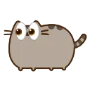 looking_pusheen