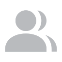 Two overlapping human figures in a flat gray icon style.