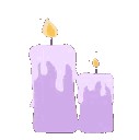 purplecandle animated Discord emote - VoxelHosting