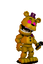 GoldenFreddo animated Discord emote from Five Nights At Discord