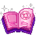 WitchBook animated Discord emote from 📚 𝗧𝗛𝗘 𝗔𝗥𝗖𝗛𝗜𝗩𝗘𝗦 𝗢𝗙 𝗛𝗢𝗟𝗠𝗘