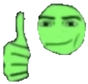 thumbsupgreen custom emote - VOZ