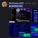 Discord interface screenshot with blurry text and menu elements.
