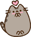 Pusheen_Heart Discord Emoji | 𝙈 𝘼 𝙉 𝙄 𝘾