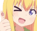 BE_GabrielWink animated GIF emoji - Aeris
