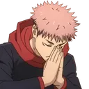 Yuji_pray Discord sticker | Aeris