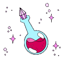 Potion animated emote from Zellonia