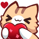 MST_nekolove custom emote - Moonstruck 🌙