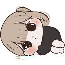 girl_cute_lay Discord sticker from ‧₊˚✧ A Night Full of Stars ✧˚₊‧