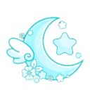 z_moon_blue Discord sticker from ‧₊˚✧ A Night Full of Stars ✧˚₊‧
