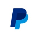 PayPal logo featuring two overlapping blue P letters.