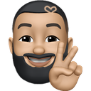 drake_peace_sign Discord sticker | Peekaaboo