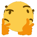 Thinking3D animated emote from Peekaaboo