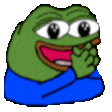 peepoClap animated GIF emoji | Peekaaboo