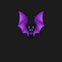 purplebat animated emote | xX✩Online✩Status✩Xx