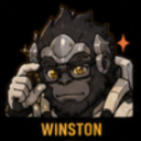 A gorilla with glasses and armor adjusting his frames with a smug expression.