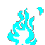 cyan animated Discord emote | BʅσxDҽɳ