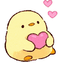 cuteduck animated GIF emoji - Booberries msp