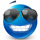 MemeBlueCoolSunglasses Discord Emoji - Freya Skye | Bad Taste 9.16