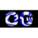 The letters OG in a bold font with a blue and white liquid swirl pattern on a black background.