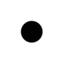 Black dot centered on a dark background.