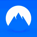 Mountain icon logo in four different colors representing the NordVPN brand.