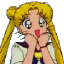 SaliorMoonWOW animated Discord emote | Serveur de guitar