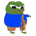 Pepe_Trumpet animated emote from ᴊᴀᴋᴇ’ꜱ ᴄᴏᴜɴᴛʏ ᴊᴀɪʟ