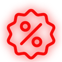Red circle shape with a solid, vibrant fill.