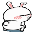 bunnybutt animated GIF emoji | 𝐦𝐞𝐨𝐰𝐬𝐥𝐲 🐾୭ ˚.