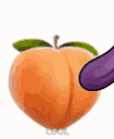 Eggplant_ClappingPeach animated emote - GODLY Weird Ahh Group