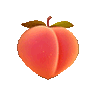 peachass animated GIF emoji from GODLY Weird Ahh Group