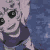 Anime character with bulging eyes and an open-mouthed screaming expression of pure panic.