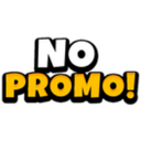 Text reading NO PROMO! in bold white and yellow letters on a black background.