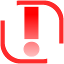 Caution symbol with a bold red frame and a white center.