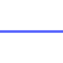 A single glowing blue horizontal line centered on a solid black background.