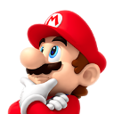 marioThink Discord emoji