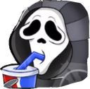 ghostface_drink Discord Emoji from Samantha 💜's server