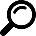 Yellow smiley face with wide eyes and a flat, straight mouth expressing confusion.