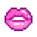pixellips custom emote from L Y R 1 C  𓏵 F E V 3 R
