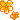 0077_orangeflowers animated Discord emote - ｡　/fluffybunnies 　.