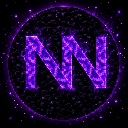 The letters NN in a glowing purple font centered within a dark purple circular frame.