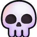 SkullCartoony Discord sticker from Beyond The Gardens