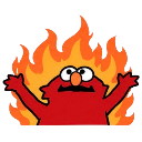 ElmoFire custom emote | Beyond The Gardens